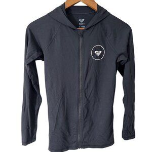 Roxy Women's Rash Guard UPF 50+ Full Zip Hooded Long Sleeve Sun Protection Swim